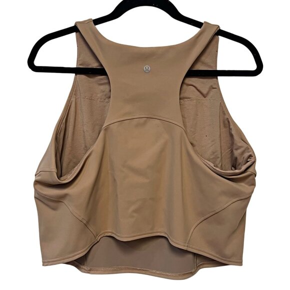 Lululemon Wunder Train Cropped Tank Top Racerback B/C Cup Workout Pullover Sz 20 - Picture 4 of 10